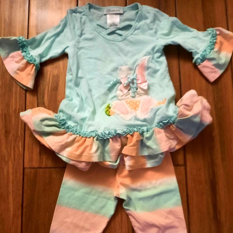 Sale Euc Easter Bunny Outfit Size 3t Sale Euc Easter Bunny Outfit Size 3t